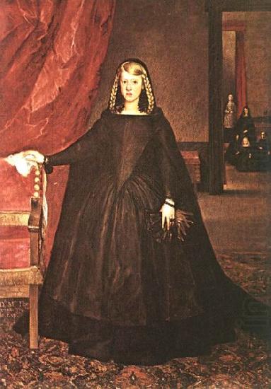 Juan Bautista Martinez del Mazo Empress Dona Margarita de Austria in Mourning Dress oil painting picture